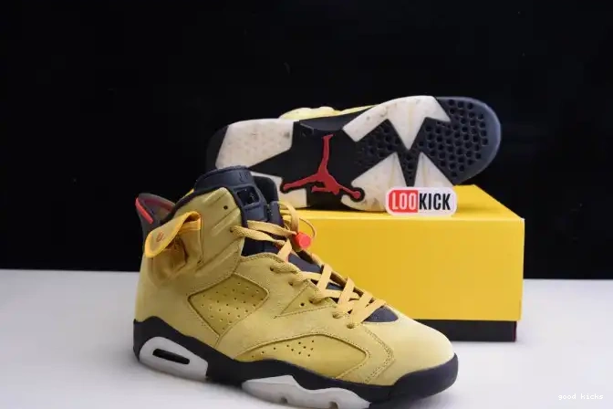 Cheap X 6 JORDAN YELLOW AIR SCOTT TRAVIS CN1084-300 0426